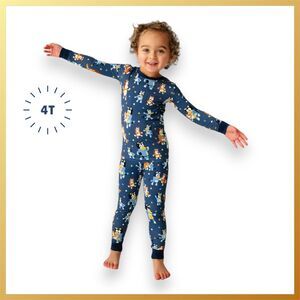 Little Sleepies Bluey Two-Piece Pajama Set Long-Sleeve 4T NIB